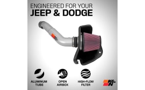 Cold Air Intake - High-flow, Aluminum Tube - JEEP GRAND CHEROKEE V6-3.6L