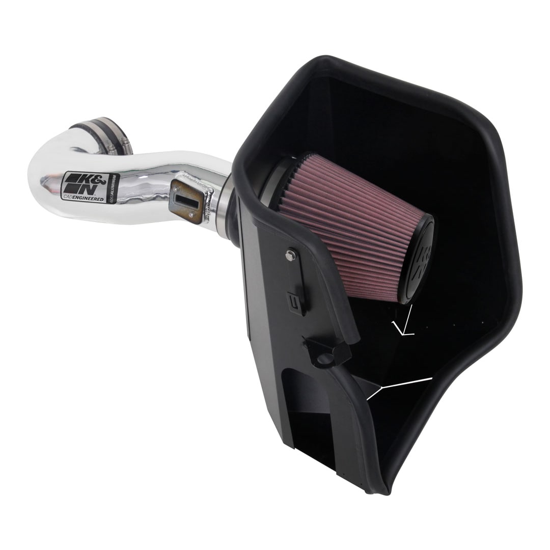 Cold Air Intake - High-flow, Aluminum Tube - CHEV. SILVERADO 1500; V8-5.3/6.2L