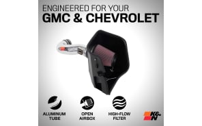 Cold Air Intake - High-flow, Aluminum Tube - CHEV. SILVERADO 1500; V8-5.3/6.2L