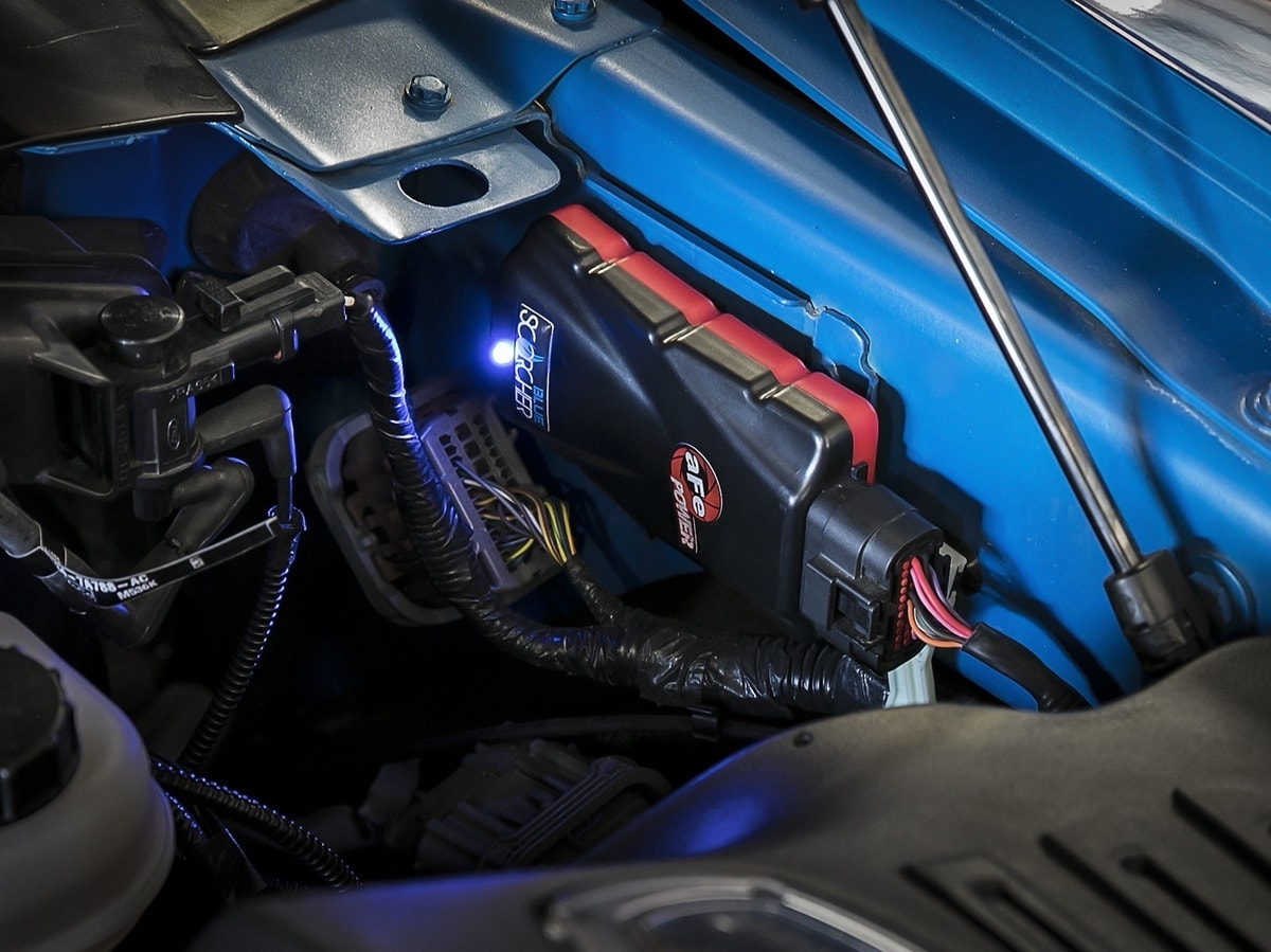 aFe SCORCHER BLUE Bluetooth Capable Power Module Ford F-150 21-22 V6-2.7L (tt)/3