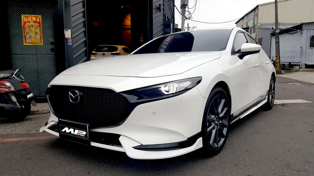JDM Brand 2019+ Mazda 3 Hatchback T Style Front Bumper Lip