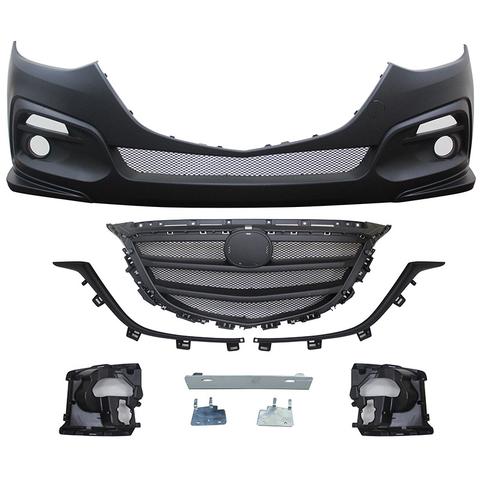 JDM Brand 2014-2016 Mazda 3 Sedan/Hatchback KS Style Front Bumper