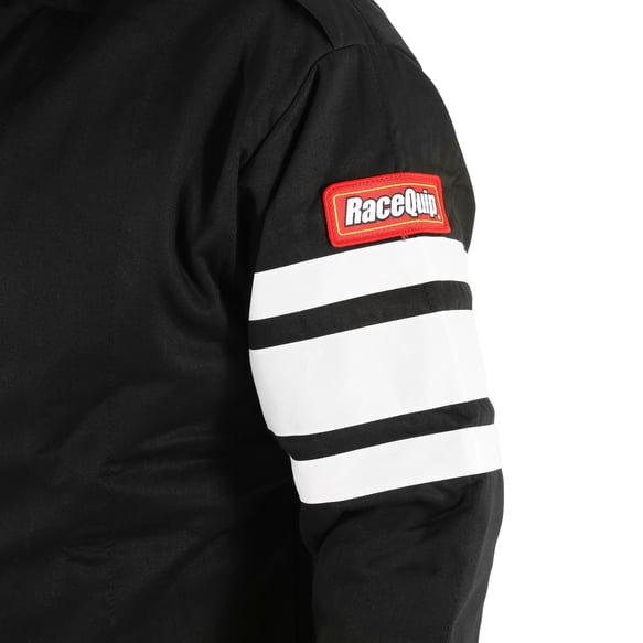 RACEQUIP SFI-5 JACKET BLACK LARGE