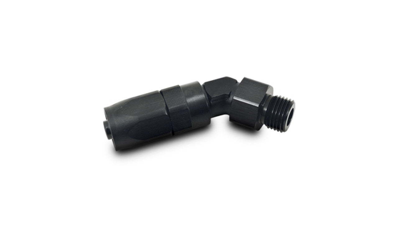Male -16AN to -12AN Male ORB 45 Degree Hose End Fitting