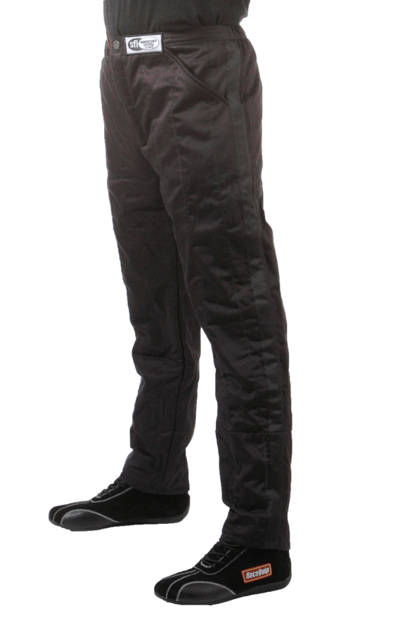 RACEQUIP SFI-5 PANTS BLACK X-LARGE