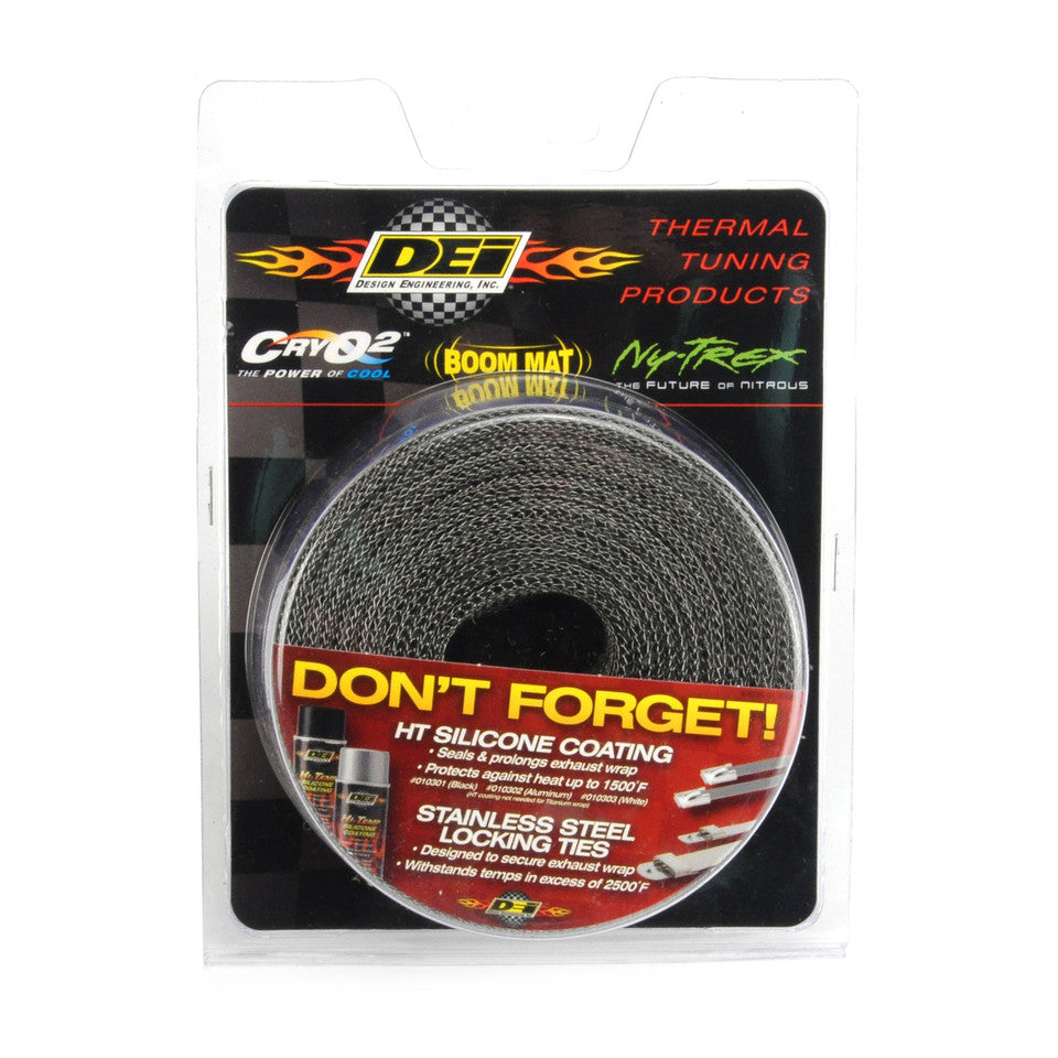 Exhaust Wrap EXO Series - 1.5 x 30' - Black
