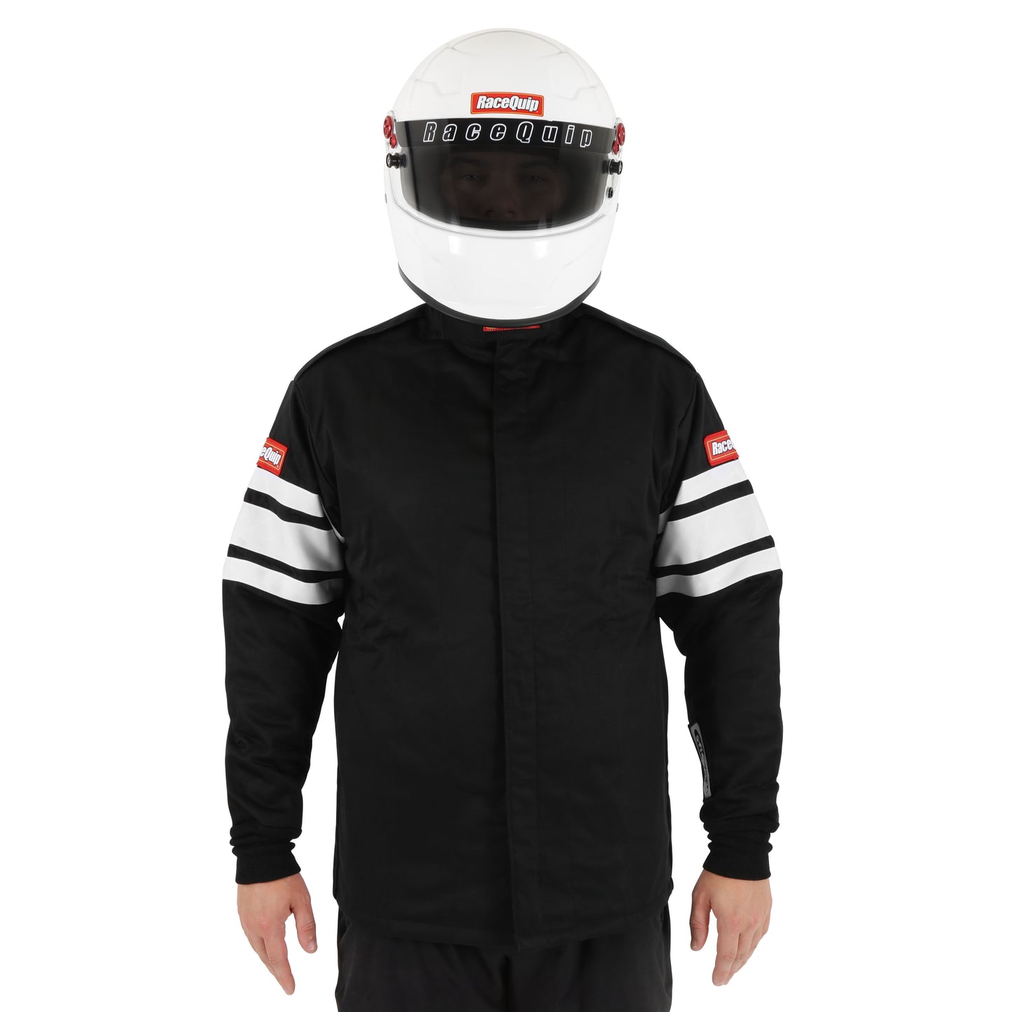 RACEQUIP SFI-5 JACKET BLACK LARGE