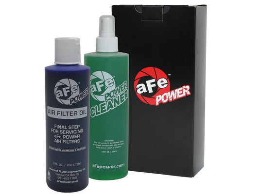 aFe Magnum FLOW Restore Kit: Blue Oil & Cleaner, Squeeze, 8oz