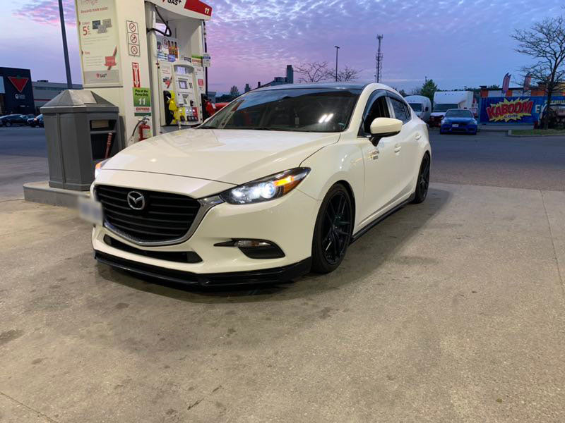 JDM Brand 2017-2018 Mazda 3 Sedan/Hatchback MK Style Front Bumper Lip
