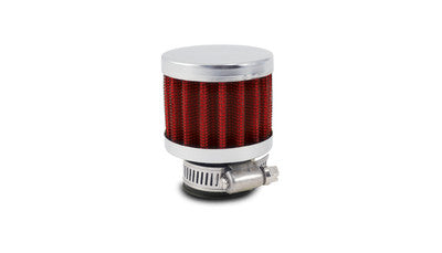 Crankcase Breather Filter w/ Chrome Cap - 1.5 (38mm) Inlet I.D.