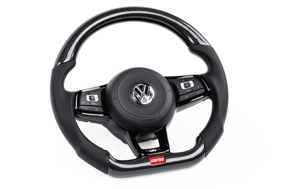 APR STEERING WHEEL, SILVER STITCHING, NON-PA