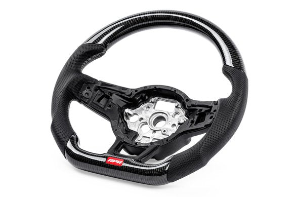 APR STEERING WHEEL, SILVER STITCHING, NON-PA