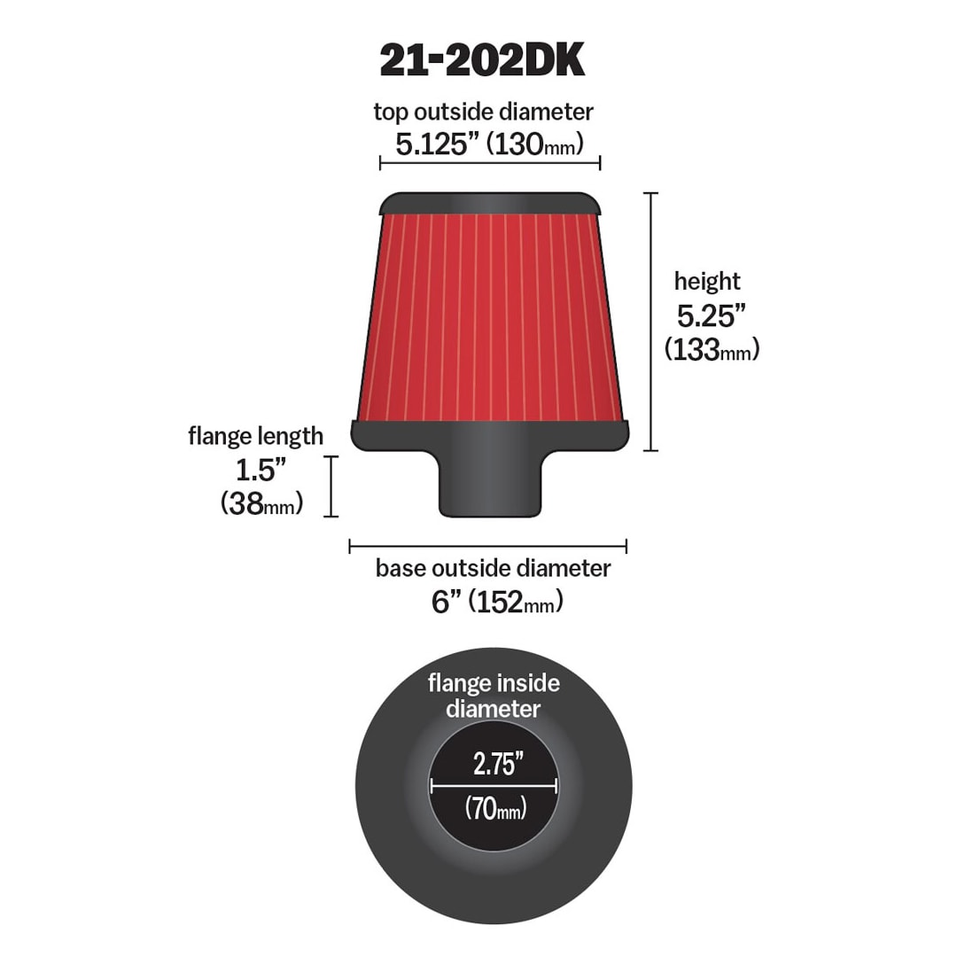 DRYFLOW FILTER 2.75 X 5""