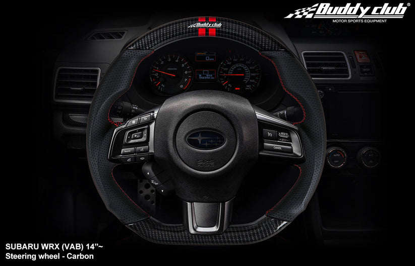 Buddy Club Sport Steering Wheel WRX/STi 15+ -Carbon Style