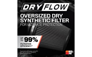Cold Air Intake - Dryflow, Aluminum Tube - FORD F150 V8-5.0L
