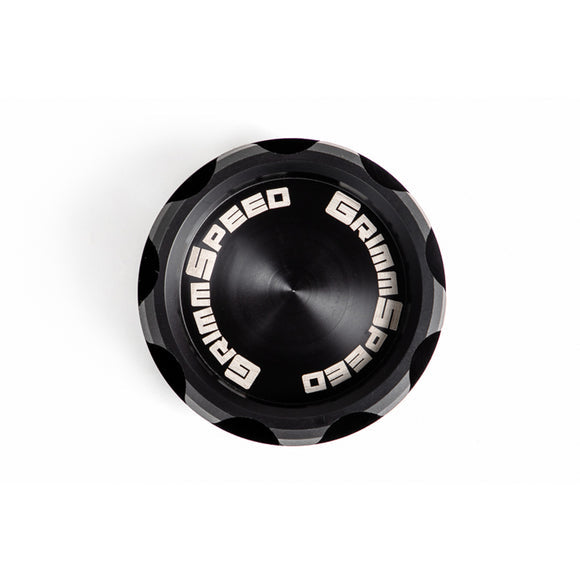 Grimmspeed Oil Cap Cool Touch Version 2 Delrin Black For Subaru All EJ/FA Engine