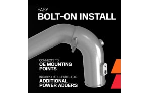 Charge Pipe - Aluminum Tube - FORD BRONCO L4-2.3L