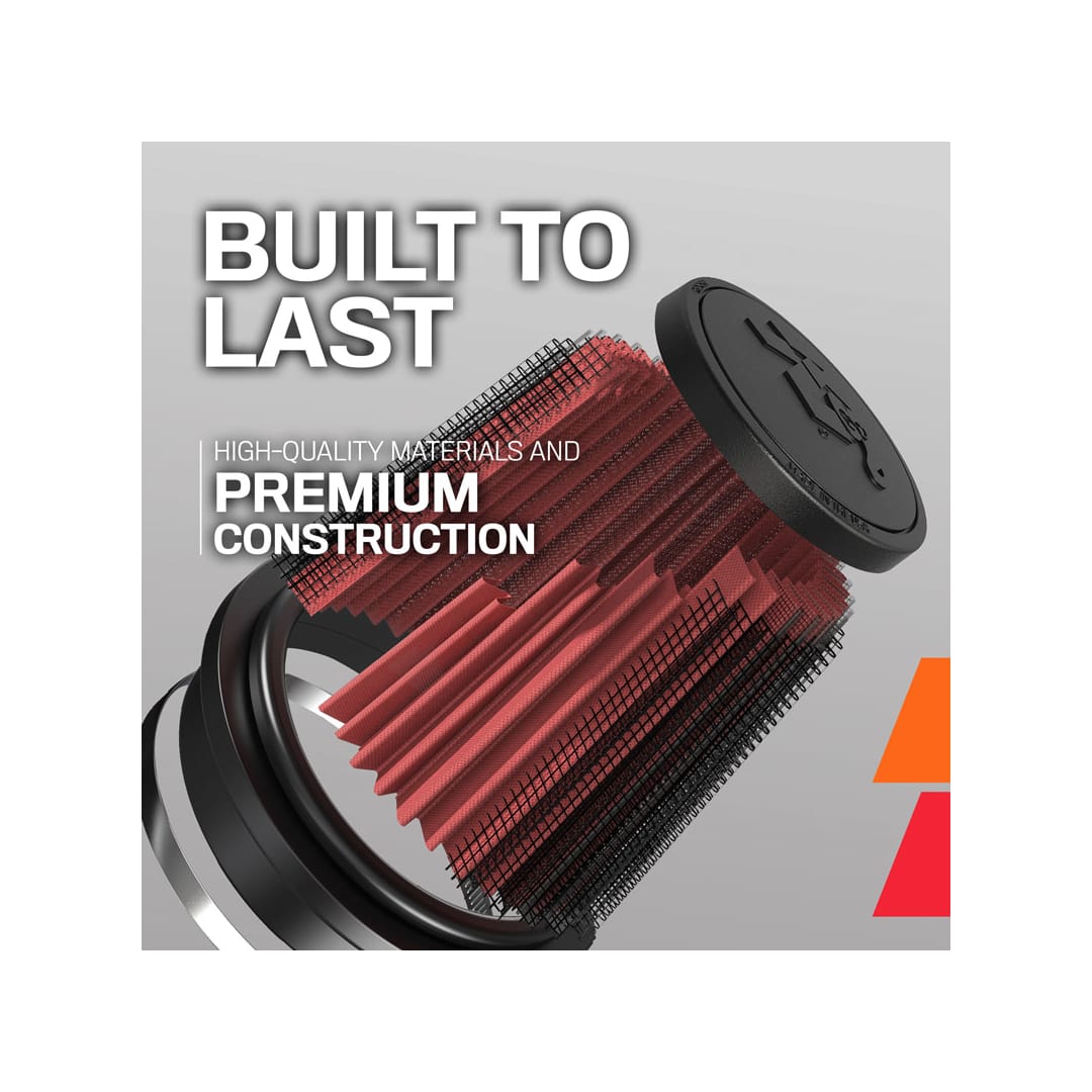 High-Flow Original Universal Air Filter - 3"FLG, 6"B, 5-1/8"T, 5"H