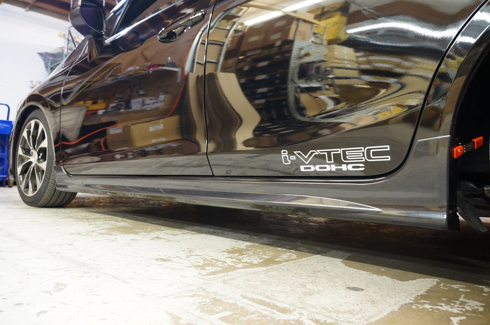 JDM Brand 2012-2015 Honda Civic Sedan Mugen Style Side Skirts