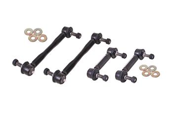 BMR End link kit for sway bars, set of 4 Black