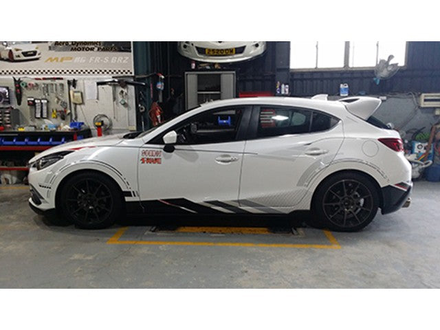 JDM Brand 2014-2018 Mazda 3 Hatchback MP Style Trunk Spoiler + LED