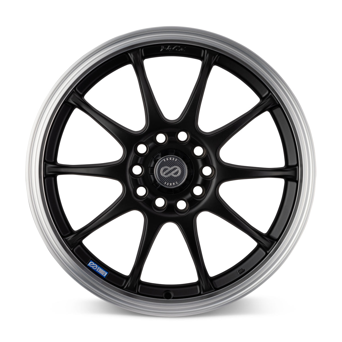 ENKEI J10 17 X 7 +42 4X100/108 CB72.6 BLACK PAINT