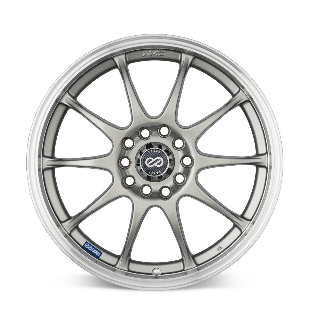 ENKEI J10 16 X 7 +42 4X100/108 CB72.6 SILVER PAINT