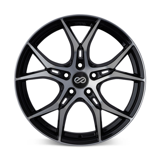 ENKEI VULCAN 18 X 8 +45 5 X 100 CB72.6 BLACK MACHINED