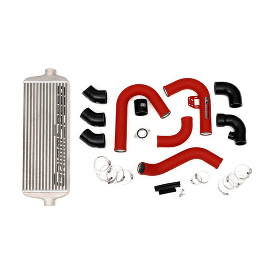 Grimmspeed Front Mount Intercooler Kit Inc. Red Piping For Subaru 15-21 WRX Grim