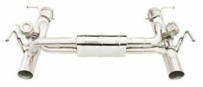 TUBI 488 GTB & SPIDER STRAIGHT PIPES EXHAUST w VALVES
