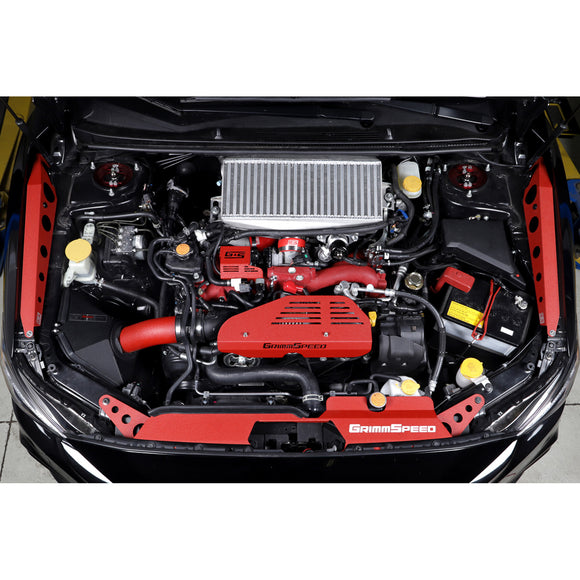 Grimmspeed Boost Control Solenoid Cover Red For Subaru 08-21 STI GrimmSpeed