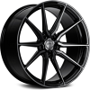 VOSSEN HF3 20 X 9 +35 5 X 120 FLAT CB72.56 TINTED GLOSS BLACK