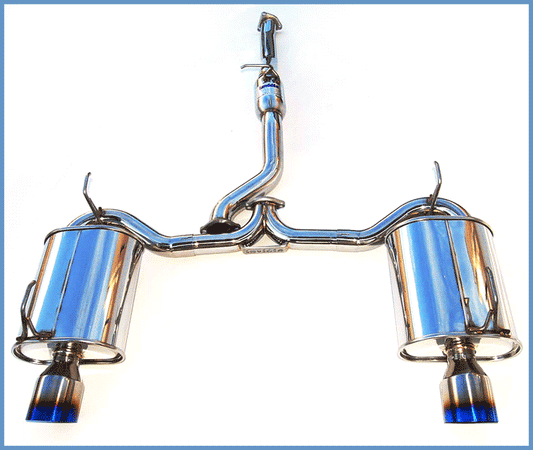 Invidia CATBACK HONDA S2000 Q300 SINGLE LAYER TITA. TIPS TIP 00-09 70mm 101mm