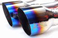 Invidia CATBACK WRX Q300 TITANIUM BURNT QUAD TIP 22-UP 76MM 110MM