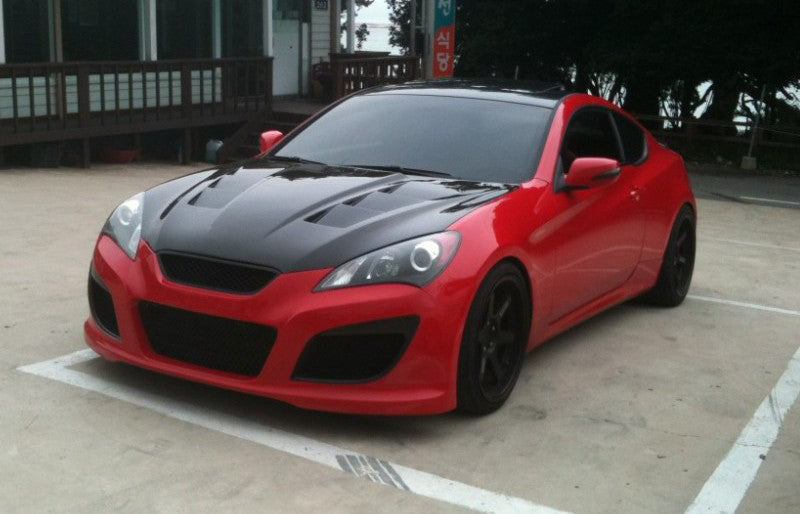 JDM Brand 2010-2012 Hyundai Genesis Coupe RS Style Hood (Carbon Fiber)