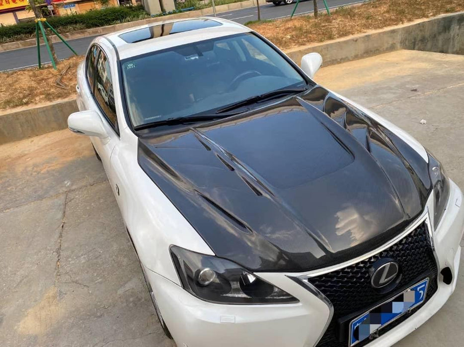 JDM Brand 2006-2013 Lexus IS DTM Style Hood (Carbon Fiber)