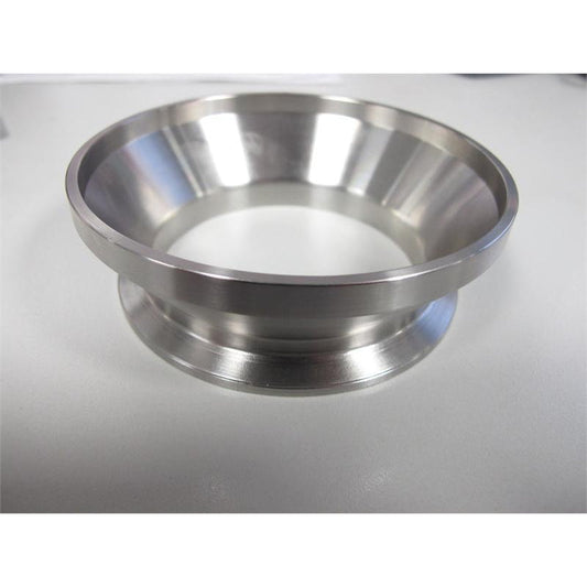 PRL V-band weld flange, stainless steel, 3.00" V-band to 4.00" OD tubing
