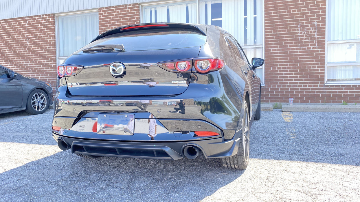 JDM Brand 2019+ Mazda 3 Hatchback T Style Rear Bumper Lip/Diffuser