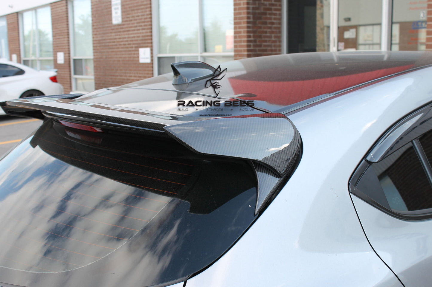 JDM Brand 2014-2018 Mazda 3 Hatchback Z Style Trunk Spoiler (Carbon Fiber)