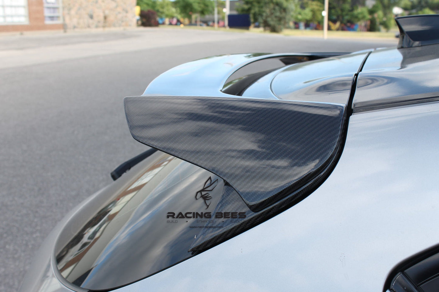 JDM Brand 2014-2018 Mazda 3 Hatchback Z Style Trunk Spoiler (Carbon Fiber)
