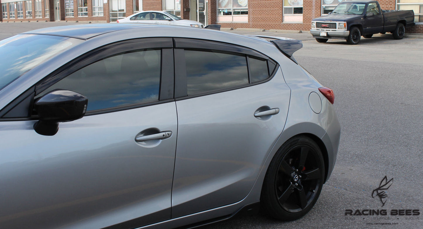 JDM Brand 2014-2018 Mazda 3 Hatchback Z Style Trunk Spoiler (Carbon Fiber)