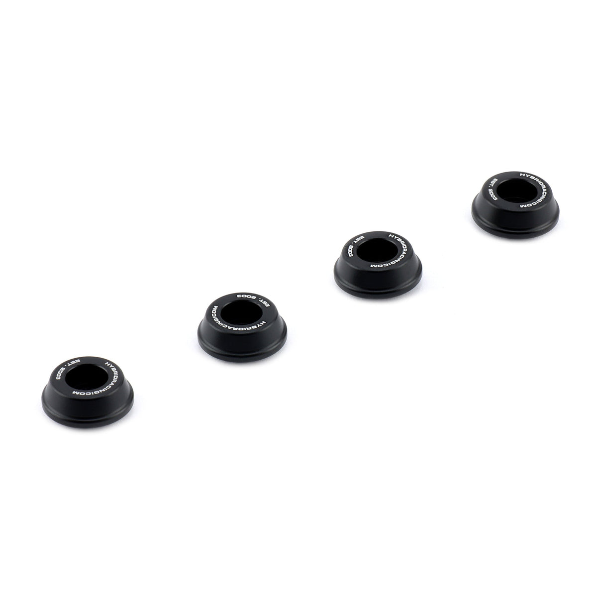 HYBRID RACING 16-18 CIVIC SOLID SHIFTER BASE BUSHINGS BLACK COLOR