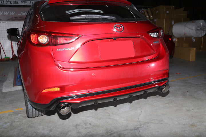 JDM Brand 2014-2018 Mazda 3 Hatchback Sport Style Rear Bumper