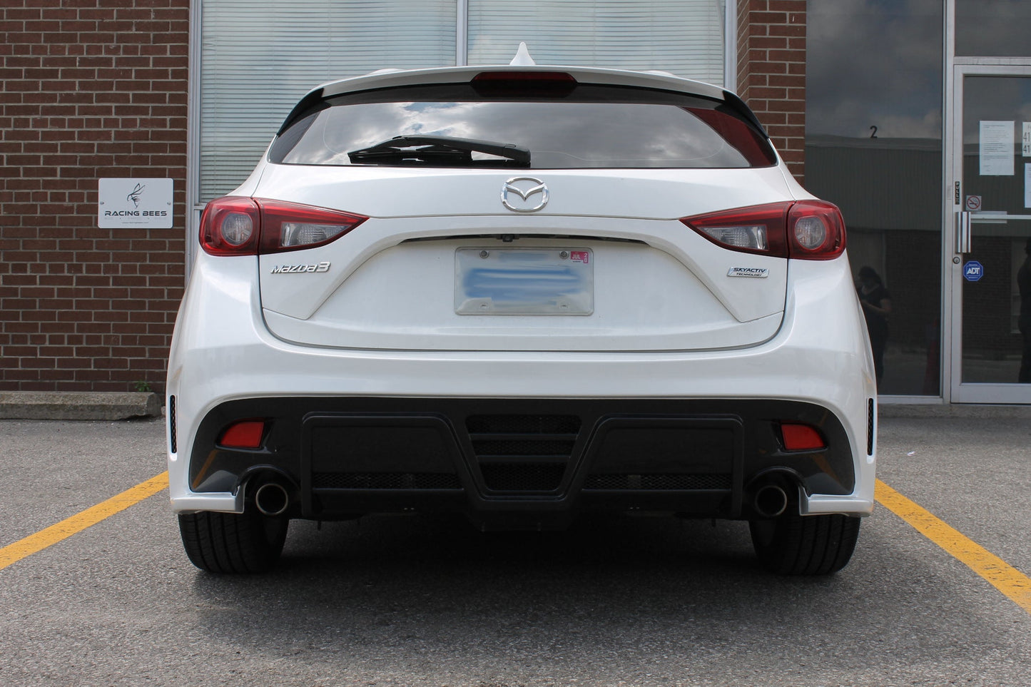 JDM Brand 2014-2018 Mazda 3 Hatchback KS Style Rear Bumper