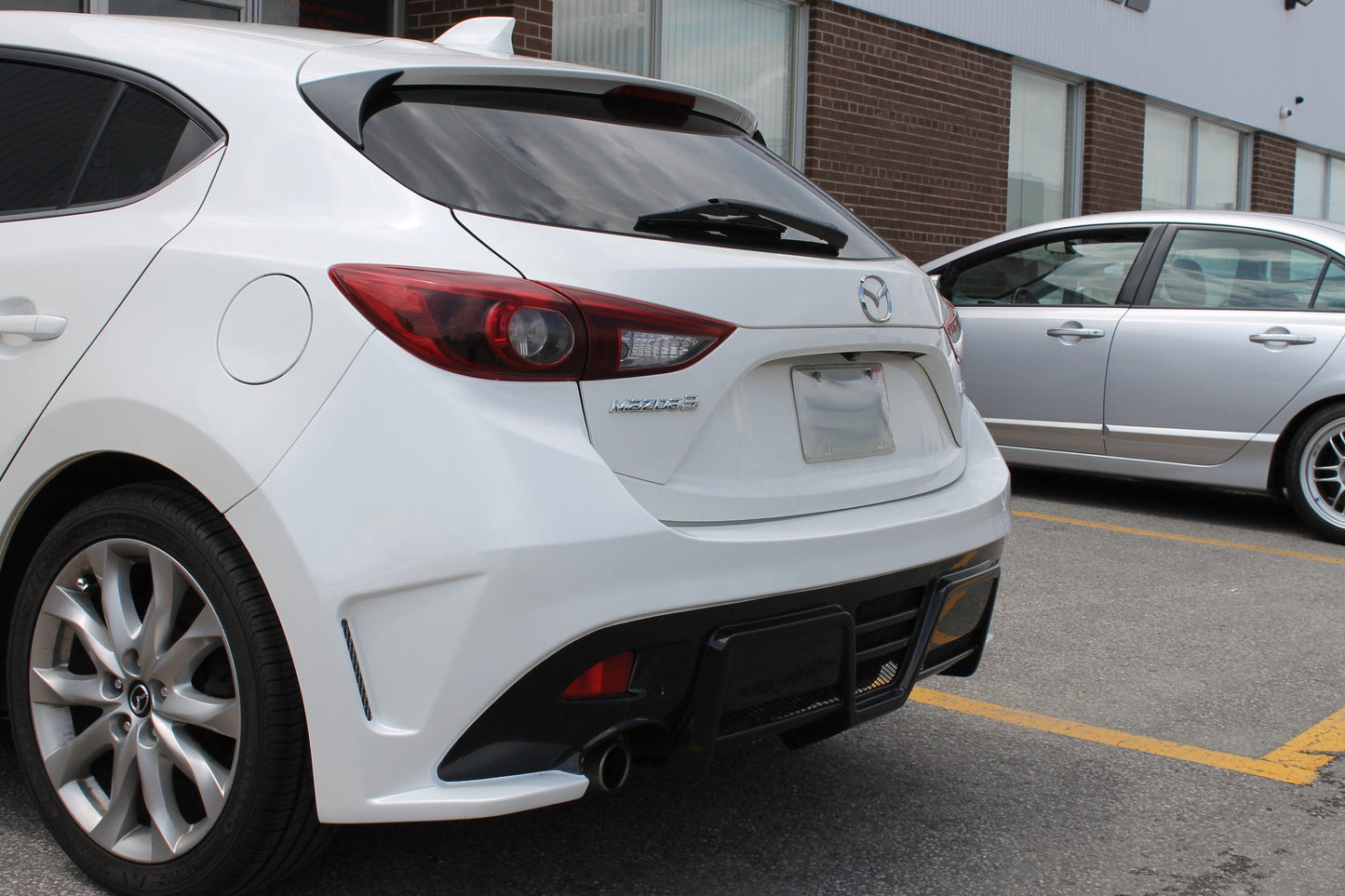 JDM Brand 2014-2018 Mazda 3 Hatchback KS Style Rear Bumper