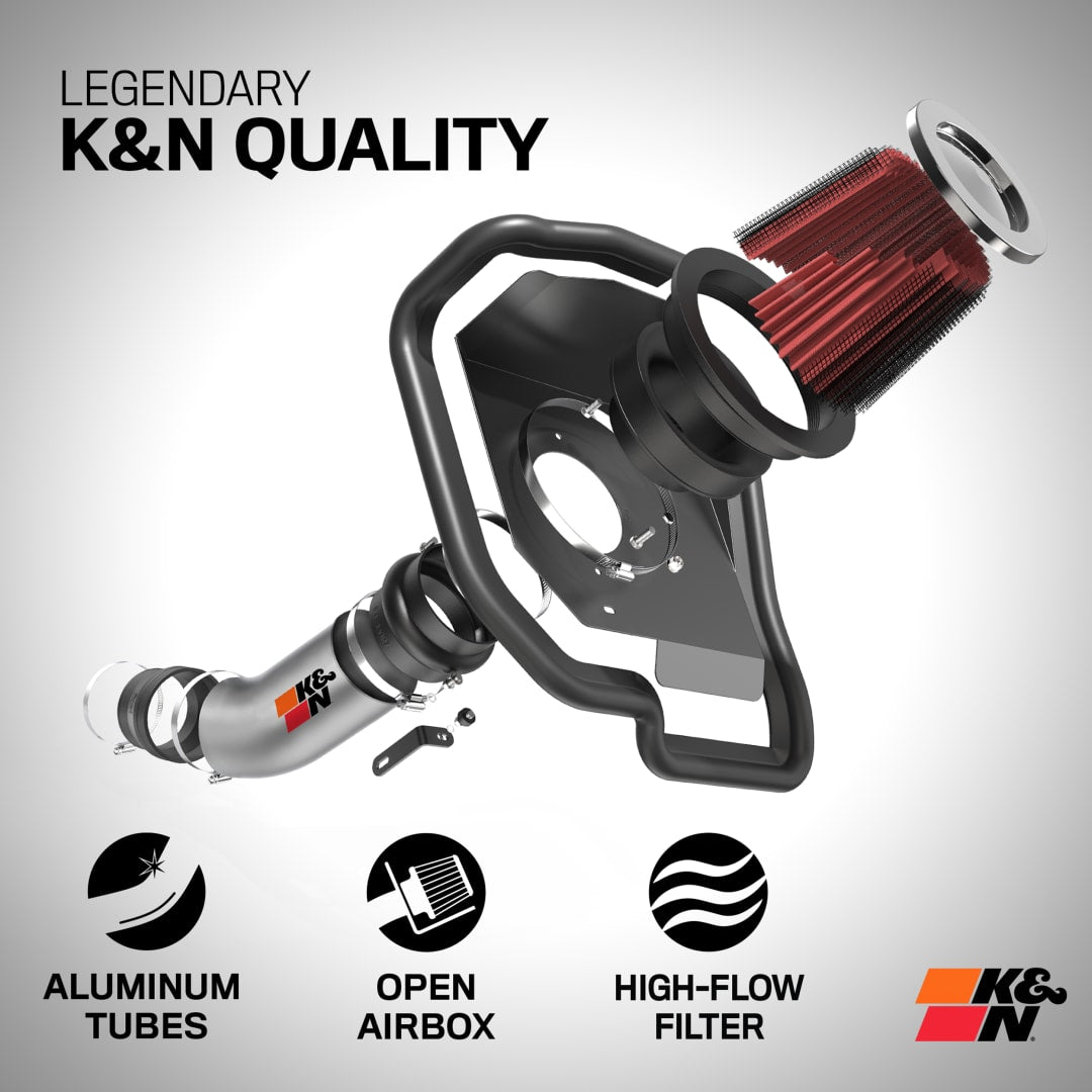 Cold Air Intake - High-flow, Aluminum Tube - MAZDA 3 L4-2.0L SKYACTI