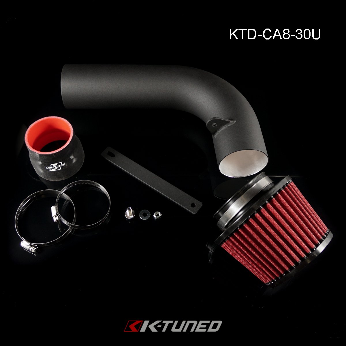 8th Gen CAI Upgrade - Convert 3.5" Short Ram Intake to Complete Cold Air Intake (Includes Pipe, 3.5" Straight Coupler, 2 Clamps, Bracket, Hardware) - ONLY For 3.5" 8th Gen Short Ram and 9th Gen 3.5" Short Ram w/RBC