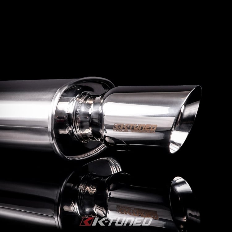 Universal Muffler - Brushed Finish - Long (22') - 3' Inlet