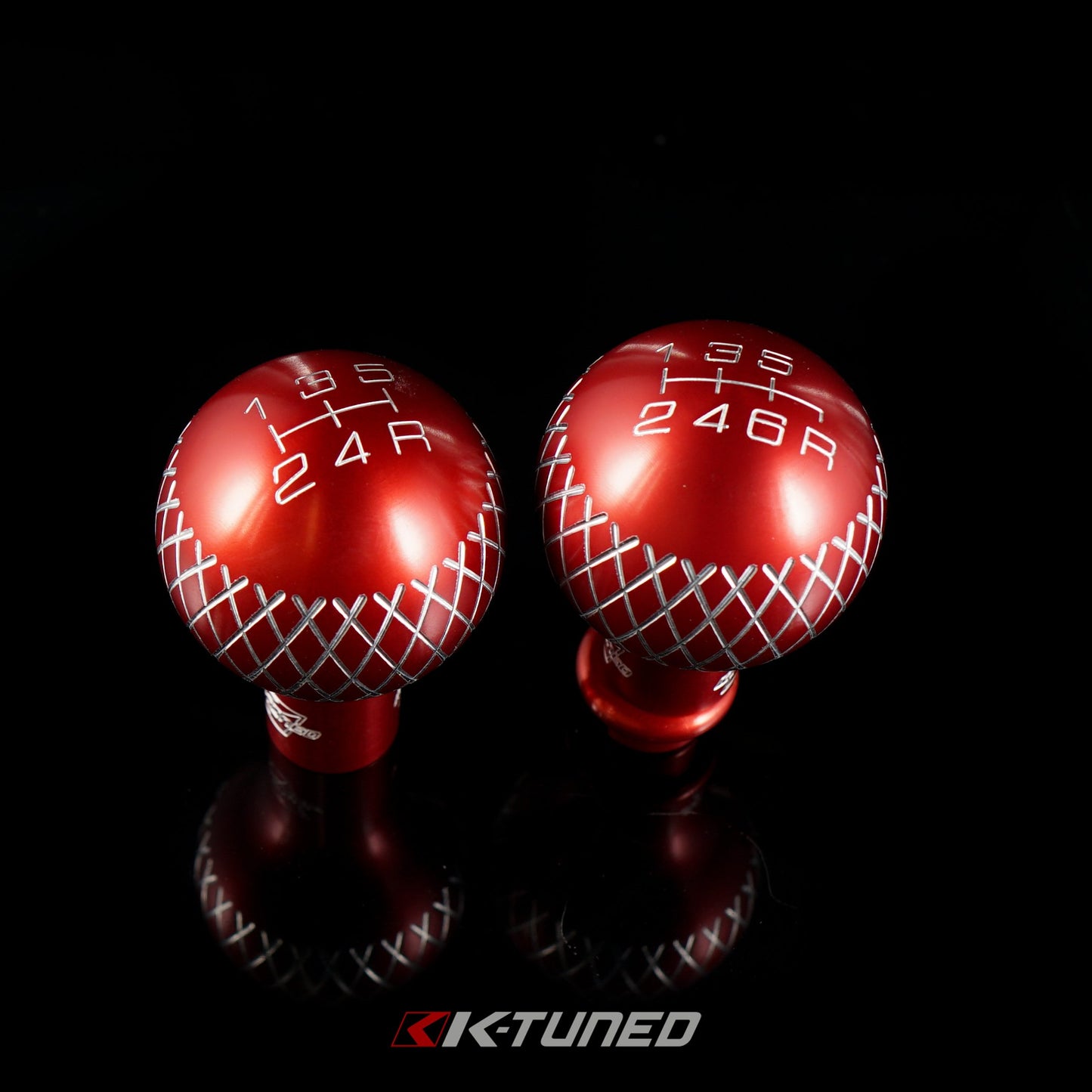 TR3 Shift Knob - Red Tall 5 Speed