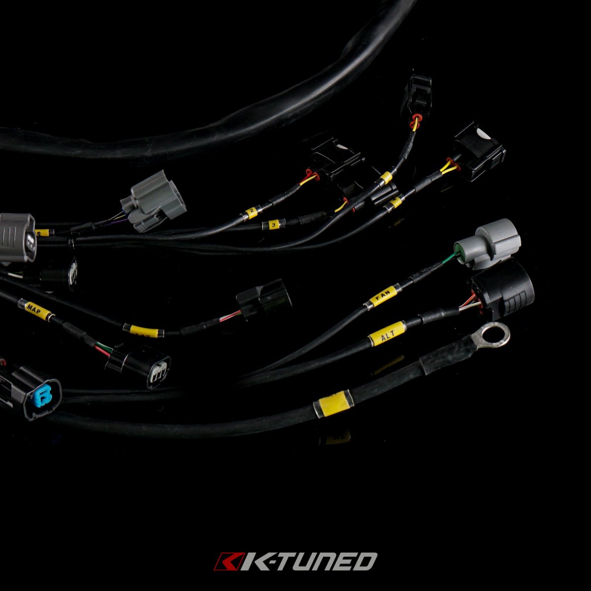 Race-Grade with Reychem K-Series Tucked Engine Harness (NO POWER WIRE). Updated w/RSX Injector Clips